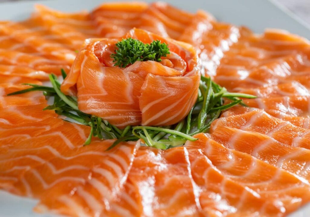 pasta con salmon ahumado